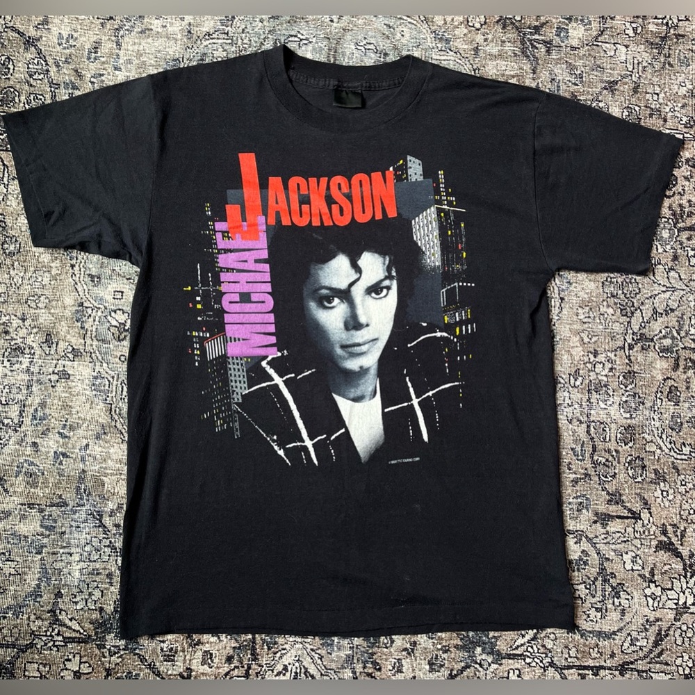 Vintage Single Stitch Michael Jackson Tour Tee